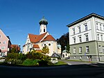 Immenstadt - Stadtpfarrkirche, Ölbergkapelle, Volksschule